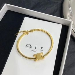 Celins Armband Woman Designer smycken Skruv Bangle Titanium Steel Bangle Par Smycken med skruvmejselarmband Designer för kvinnor män spik