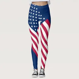 Active Pants Independence Day For Women's American 4 Of Girls Leggings Workout Tights Women 3x 80s Warm Clothes