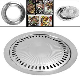 Pans Portable Barbecue Plate Grill Pan Smokeless Household For Cooking Tool