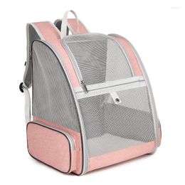 Cat Carriers Pet Transport Case Breathable Outdoor Carrier Shoulder Bag For Small Dogs Portable Travel Folding Backpack Supplies