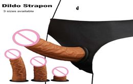 Strap on silicone dildo realistic adjustable pants starpon hardness anal dildo sex toys for woman couples dildos intimate goods X06672993