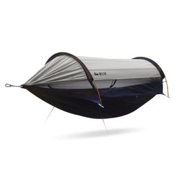 Traveller hammock Outdoor anti roll and anti mosquito hammock Double person sunshade camping hammock with mosquito net 240429