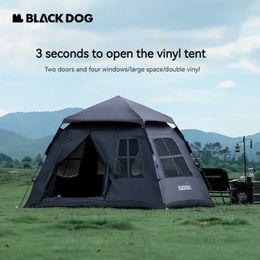 Tents and Shelters 4-5 person tent waterproof automatic one click ultra lightweight portable folding beach pyramid family camping travel tentQ240511