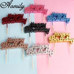 Party Decoration Colorful Happy Birthday Letter Cake Candle Festival Supplies Lovely Candles For Kitchen Decorating