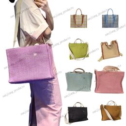 Classic Straw Raffias Large capacity beach bag luxury weave shopper Womens brand handbag weekend bags mens clutch Crossbody top designer Shoulder fashion totes bag