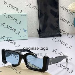 Designer OFF W Sunglasses Luxury Off White Design for Men and Women Cool Style Hot Fashion Classic Thick Plate Black White Square Frame Eyewear Off Man Glasses 05ad