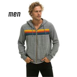 Pure Cotton Sudaderas Hoodie Aviators Nation Женская одежда 5 полоска на молнии.