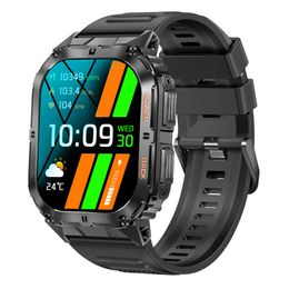 2024スマートウォッチNew K61Pro Three Defense Call Smart Watches Music Weather1.96インチ心拍外血圧血液酸素スマートウォッチ