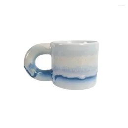 Mugs Ceramic Reaction Glaze Glazed Large Ear Cup Coffee Mug Spray Point Capacity Tea