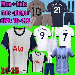 Soccer Jerseys Fans players 23 24 SON Soccer Jerseys 2024 2025 jersey Football shirt third LUCAS LLORIS ROMERO PERISIC KULUSEVSKI BENTANCUR KANE RICHARLISON PEDRO