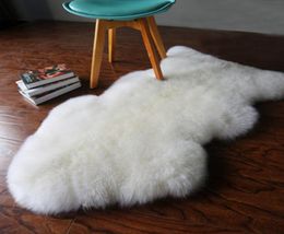 Fur Artificial Sheepskin Hairy Carpet for Living Room Bedroom Rugs Skin Fur Plain Fluffy Area Rugs Washable Bedroom Faux Mat C19036108736