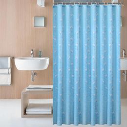 Shower Curtains High-grade Orchid Curtain Waterproof Mildew Toilet Polyester Cloth Home El Dedicated Curta