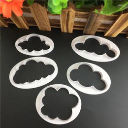 Baking Moulds 5Pcs/set Plastic Fondant Cutter Cloud Cookie Custom Made 3D Printed Biscuit Mould Cake Decorating
