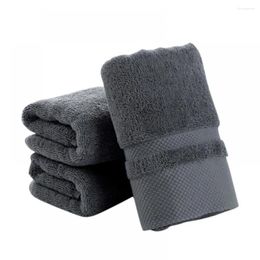 Towel Cotton Face Absorbent Pure Colour Comfortable Hand Wash Bath Microfiber Bathroom Home Gym Spa Adult