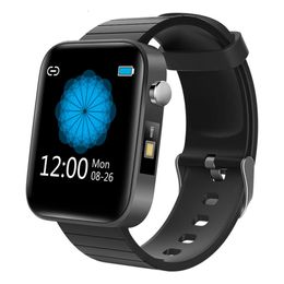 2024 Smart Watches Neue T68 -Körpertemperaturdetektion Blutdruck, Blutsauerstoff, wasserdichte Fotografie, Wetterübungsmesser, Schritt Smart Armband Uhr