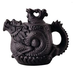 Dinnerware Sets Chinese Style Teapot Dragon Phoenix Tea Kettle Household (350ml)