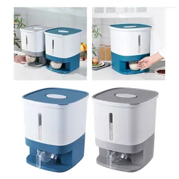 Storage Bottles 10KG Kitchen Tool Rice Bucket Insect Proof And Moisture-proof Miscellaneous Grain Flour Dry Box