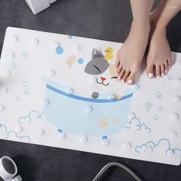 Carpets Cute Animal Cartoon Waterproof Non-Slip PVC Mat For Shower With Suction Cup Baby Safety Bath Bathroom Rug Toilet Bathtub
