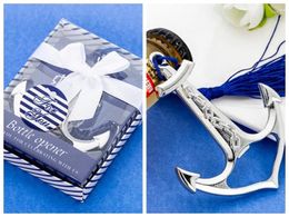 Party Favor 20 Pc/lot Beach Themed Wedding Souvenirs Nautical Anchor Bottle Wine Opener Favors For Bridal Shower Decoration