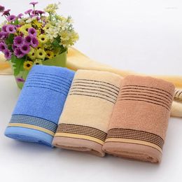 Towel 3 PCS/Lot Plain Dyed Wholesale Retail Family Face Towels Hair Washclothes 34x74cm Cotton High Quality