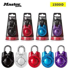 Master Lock 1500ID Portable Padlock Escape Room Gym School Club Cabinet Lock Combination Code Directional Keyless Door Lock 240422