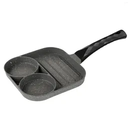 Pans 2 In 1 Pancake With Hole Egg Steak Pan Small Breakfast Frying Grill Pot For Omelette