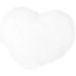 Pillow Pink Office Decor Heart Shaped Plush Fluffy Throw Valentines Day Gifts Bed 50X40CM Sofa White Decorative