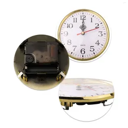 Clocks Accessories DIY 130MM Quartz Clock Insert Movement Miniature Arabic Numeral Replacement Gold Round Classic Handmade Craft