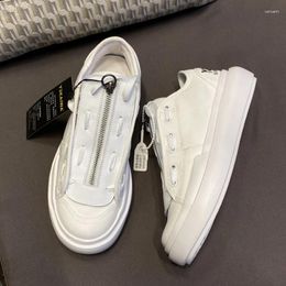 Casual Shoes Design Men Flats Canvas Thick Bottom Height Increase Women Sneakers Youth Board Zapatos Loafers 2C