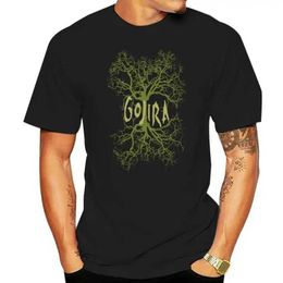 Men's T-Shirts Gojira Mens Black T-shirt Metal Band Fan T-shirt Mens T-shirt Size S-3XL Breathable Top T-shirt T240510