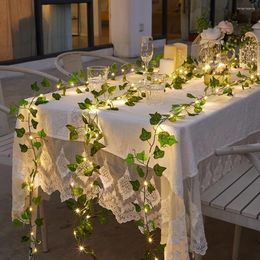 Decorative Flowers DIY LED Ivy Light String Party Decorations