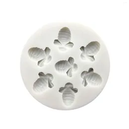 Baking Moulds 7 Cavity Bumble Silicone Mould DIY Soap Mould 3D Day Hive Honeycomb Candy Cookies Tool Kitchen Accessories