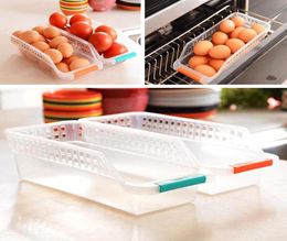 Kitchen Refrigerator Storage Basket Box Organiser Collecting Rack Holder8151199