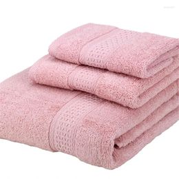 Towel Face Bath Towels Sets 3pcs 100 Cotton Bathroom 70 140 35 75 For Adults Men Women