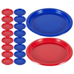 Disposable Dinnerware 40 Pcs Multi-function Fruit Tray Snacks Storage Holder Dish Serving Plate Decorative Exquisite Plastic Candy