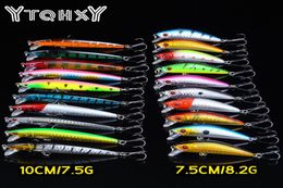 20pcslot Minnow Fishing Lures 2 Models Crankbait Spinner Baits Wobblers carp fishing Fly Fishing Lure Set YE11517400856032680