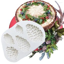 Baking Moulds Pineal Cone Christmas Tree Silicone Mould Sugarcraft Cupcake Chocolate Fondant Cake Decorating Tools