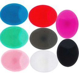 X2YZ Cleaning Facial cleaning brush 8-color silicone cleaning pad exfoliating black head brush SPA skin scrub cleaning tool facial cleaning tool d240510