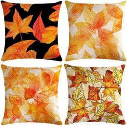 Pillow Autumn Sofa Decorative Cotton Linen Cover Pillowcase 45 Throw Home Decor Pillowcover 40612