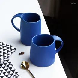 Mugs Blue Mug Niche Design High-value Stoare Coffee Cup