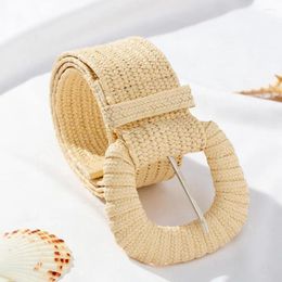 Belts Women Casual Belt Chic Stylish Women's Elastic Woven For Dresses Jeans Boho Stretchy Ladies Christmas