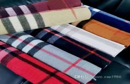 Designer scarf cashmere stripes fashion soft thick classic luxury plaid men and women winter shawl exquisite gift 180x35cm with bo1531092