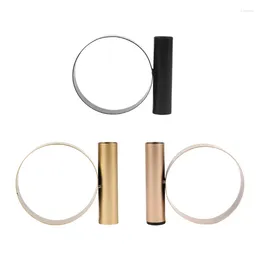 Candle Holders Y8AB Metal Holder Round Ring And Cylinder Combination Candlestick For Home Living Room Wedding Party Table Centrepiece