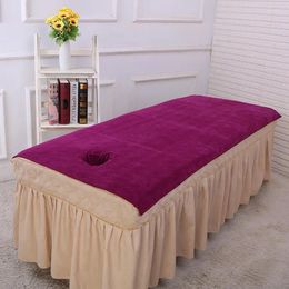 Towel 2024 Hole Massage Sheet Physiotherapy Big 80x180cm Superfine Fibre Soft Beauty Salon Bath Bed Towels Bathroom