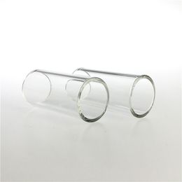 2 Inch Replacement Bubble Flat Glass Tube with 25mm 2mm Thick Clear Pyrex Glass Smoking Pipe