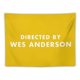 Tapestries Directed By Wes Anderson - Mustard Tapestry Bedroom Decoration Home Supplies