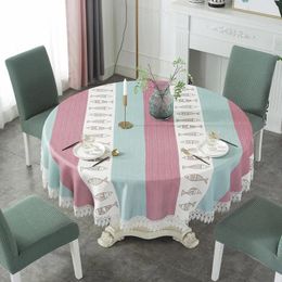 Table Cloth Ironing Proof Household El Large Round