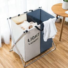 Laundry Bags Basket Oxford Cloth Foldable Dirty Clothes Storage Sundries Organiser Home Folding