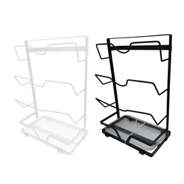 Kitchen Storage Lid Organiser Tools Cutting Board Shelf Rustproof Pot Stand For Cabinet Dining Room Pantry