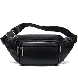 Waist Bags Luufan Women's Bag Genuine Leather Belt Pillow Fanny Pack For Women Phone Pouch Money Heupts 887